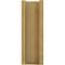 Ekena Millwork 5 1/2-in W x 12-in D x 16-in H Balboa Slat Rough Cedar Woodgrain TimberThane Outlooker, Primed Tan OUTUR055X12X16BOA24RCPR - alternate 4